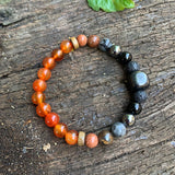 Shungite Amplified SACRAL Chakra Bracelet ~ Medium [#32]