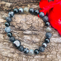 Shungite Amplified Chakra Bracelet PROTECTION / BOUNDARIES ~ [#38] Medium