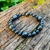 Authentic Solid Shungite Bracelet (Large)BMIX05