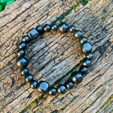 Authentic Solid Shungite Bracelet (Large)BMIX05