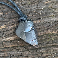 Authentic Noble / Silver / Elite Shungite [Type 1] PENDANT ~ #ELI05