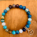 ELEMENT Bracelet [#1W] ~ WATER ~ Cancer . Scorpio . Pisces ~ [medium]