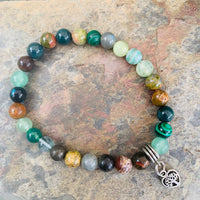 ELEMENT Bracelet [#4E] ~  EARTH  ~ Taurus . Virgo . Capricorn ~ [large+]