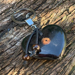 HARMONIC HEART Keyring/Bag Charm ~ Orgone/Shungite in Resin  ~ #7