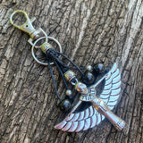 Shungite amplified Keyring/Charm ~ GODDESS [ISIS] #2