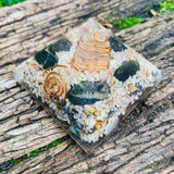 Handcrafted Orgone Pyramid [60mm] - ORG07