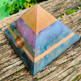 Handcrafted Orgone Pyramid [90mm] - ORG02