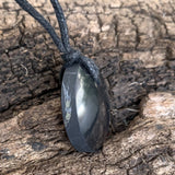 Authentic [C60] Solid Shungite Pendant ~ REGINA