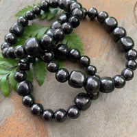 Authentic Solid Shungite Bracelet (Small+) - BSM02