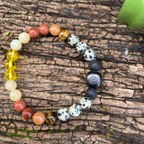 Shungite Amplified SOLAR PLEXUS Chakra Bracelet ~ Medium [#24]