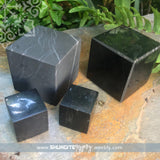 100% Authentic Solid Shungite CUBE 60mm - POLISHED