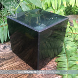 100% Authentic Solid Shungite CUBE 60mm - POLISHED