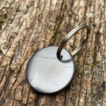 Pet Tag / Keyring - 34mm Shungite Disc ~