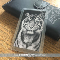 Shungite + CSilver Mobile Phone KiCard ~ EMF Protection ~ TIGER