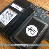 Shungite + CSilver Mobile Phone KiCard ~ EMF Protection ~ EYE OF HORUS