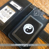 Shungite + CSilver Mobile Phone KiCard ~ EMF Protection ~ YIN YANG