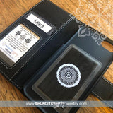Shungite + CSilver Mobile Phone KiCard ~ EMF Protection ~ MANDALA
