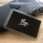 Shungite + CSilver Mobile Phone KiCard ~ EMF Protection ~ LOVE