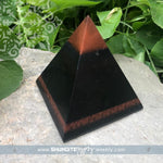 Handcrafted Shungite and Copper in Resin Pyramid [60mm]
