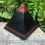 Handcrafted Shungite and Copper in Resin Pyramid [60mm]