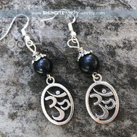 Shungite Amplified Earrings - Om