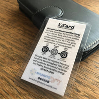 Shungite + CSilver Mobile Phone KiCard ~ EMF Protection ~ TIGER